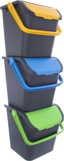 Space-saving thanks to a stackable concept (depending on the version)