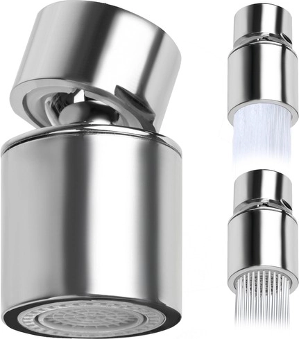 Tweefasige perlator met scharnier