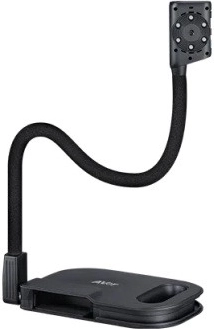 Flexible arm and integrated LED lighting