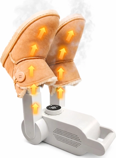 Warmlufttrocknung im Schuhinneren