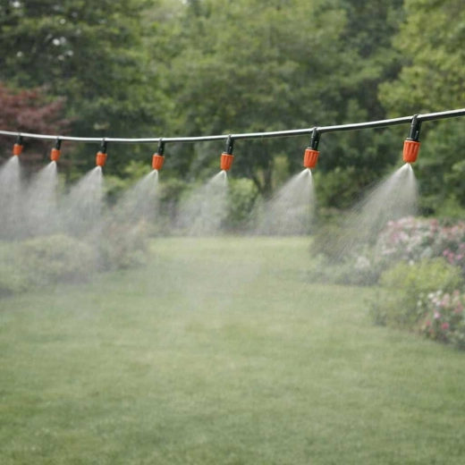 Feiner Nebel zum Kühlen von Terrassen und Pergolen