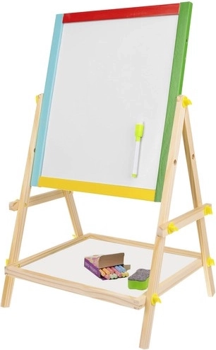 Zwei Flächen in einem: Kreide und Marker