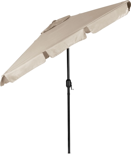 Tilting canopy for all-day shade