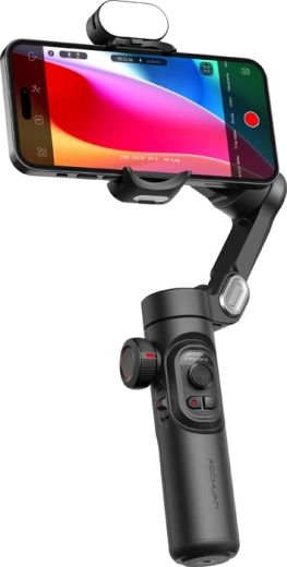 Precise control and modes for different filming styles
