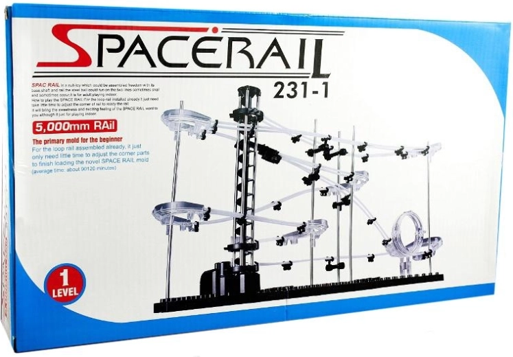 SpaceRail marble run level 1 (5 m) - 1 piece