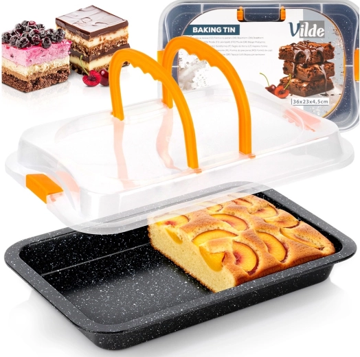 Non-stick granite layer for easy release