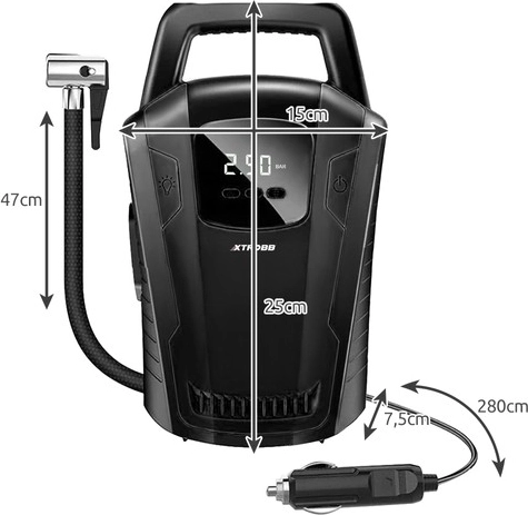 12-V-Stromversorgung im Auto + langes Kabel