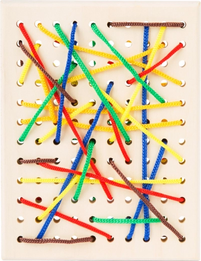 SMALL FOOT Wooden Lacing Board