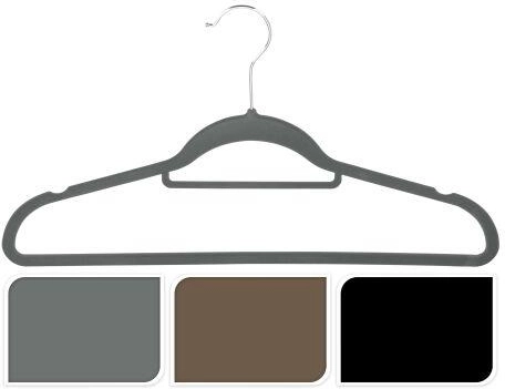 Non-slip plastic hanger, assorted colors (5 pcs)