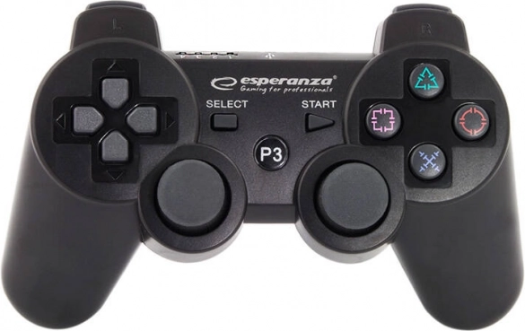 Kabelloses Gamepad ESPERANZA für PS3, Bluetooth, schwarz