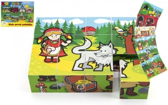 Bildwürfel Meine ersten Märchen – 12 Holzwürfel