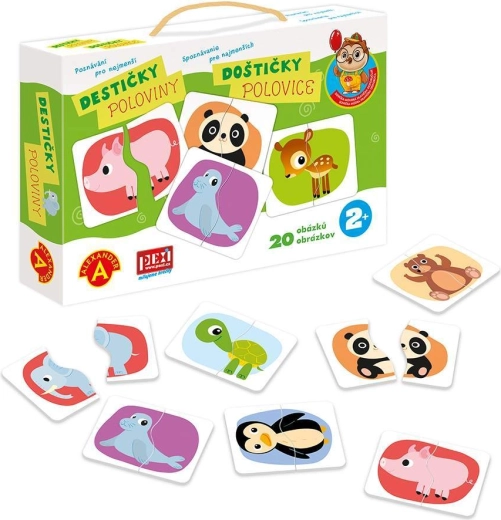Alexander Learning for Little Ones – Half-Tiles