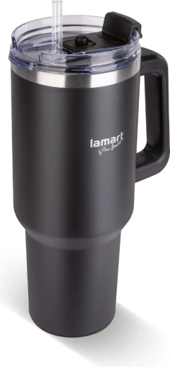 Lamart thermobeker Huge zwart 1,2 l