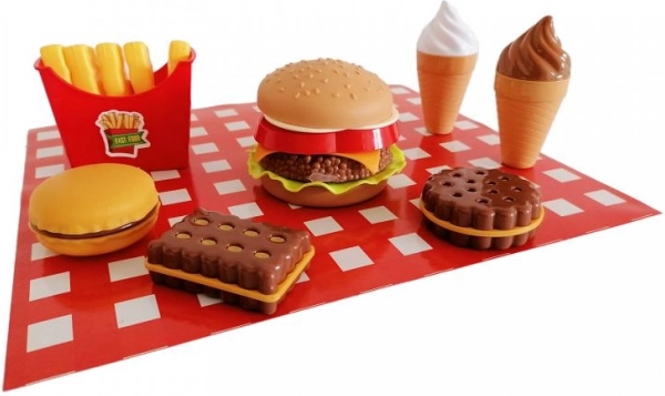 Set Voedsel Fast Food