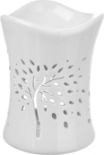 Porcelain aroma lamp Tree of Life (white)