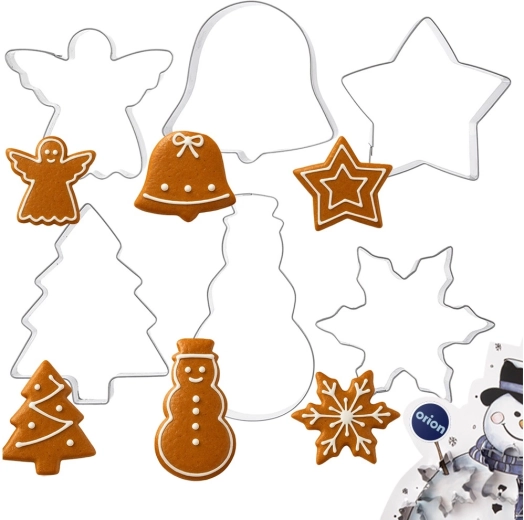 6 Christmas shapes for magical cookies