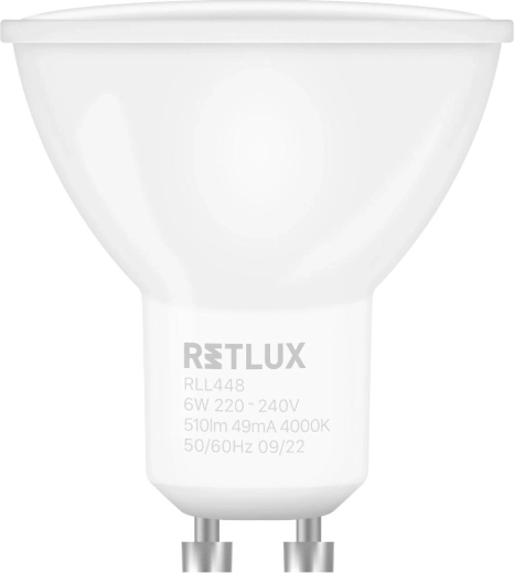 Ampoule LED dimmable Retlux GU10 6 W 4000 K