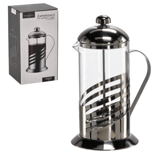 French press for coffee and tea 1000 ml