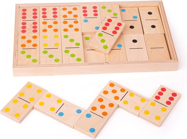 Large Wooden Domino Bigjigs Toys