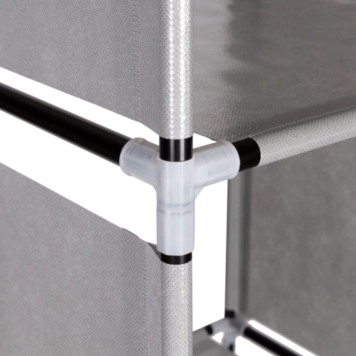 Stable metal frame with connectors