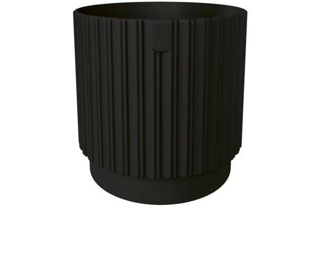 Bloempot MIKA Cyli Petit ECO Recycled 18 cm zwart