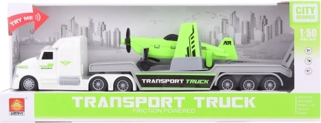 Lkw mit Flugzeug, batteriebetrieben, mit Licht und Sound