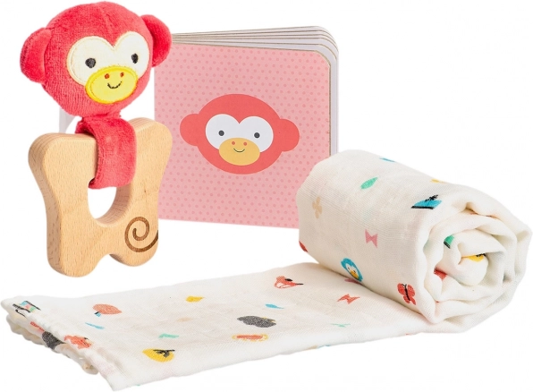 Baby Gift Set Monkey PETIT COLLAGE