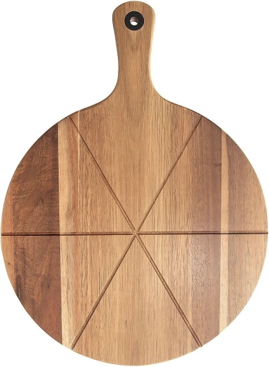 Double-sided board for cutting and serving