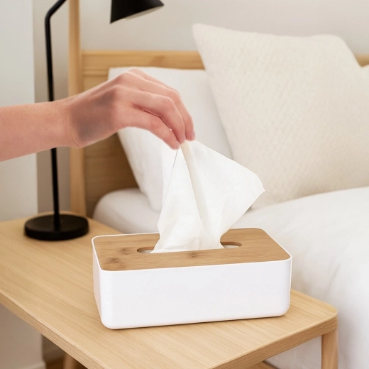 Convenient tissue dispensing