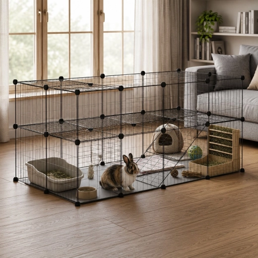Sicherer Bereich für Kaninchen und größere Nagetiere