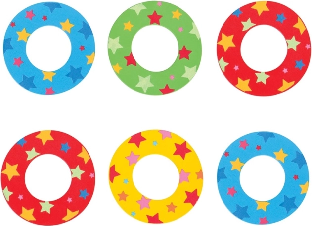 Bigjigs Toys Lettre en bois avec étoiles - O