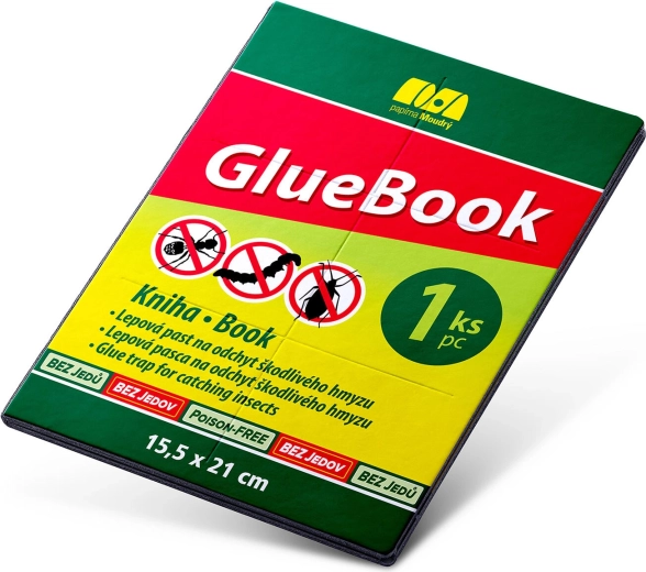 Piège pour insectes rampants GlueBook – piège collant en forme de livre