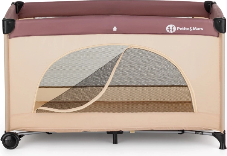 Seitlicher Reißverschlusseinstieg für die selbstständige Bewegung des Kindes