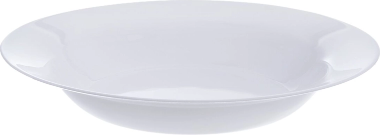 Deep shape with a raised rim
