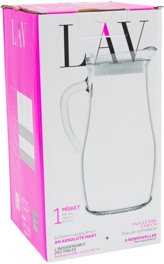 Durable table glass and secure grip