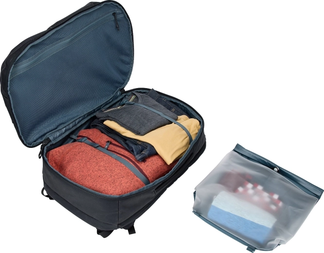 Separate bag for damp and dirty items