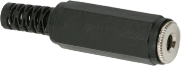 Stereo Jack 3,5 mm-aansluiting met knikbescherming
