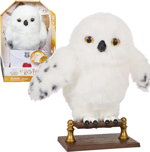 Chouette interactive HEDWIGA avec lettre et accessoires 23 cm – HARRY POTTER