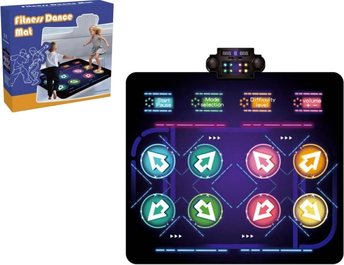 Tapis de danse interactif pour 2 joueurs