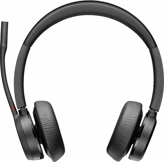 Poly Voyager 4320 mit Microsoft Teams-Zertifizierung, Ladestation und USB-Adapter