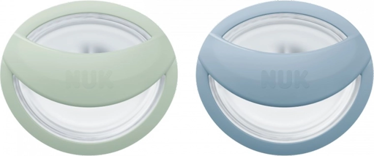 NUK Perfect Match pacifier 0–6 m, 2 pcs, green/blue