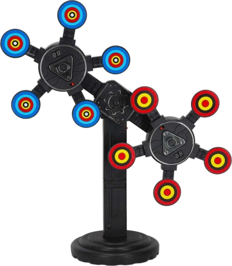 Dynamic rotating targets for added challenge