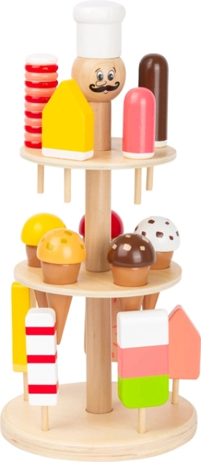 Wooden ice cream stand SMALL FOOT Luigi Gelato