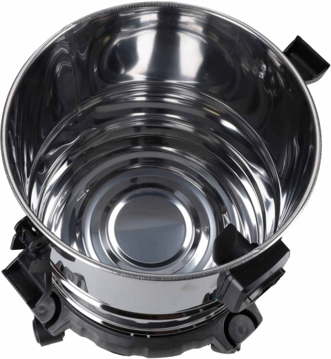 Grote 20l metalen tank voor comfortabel schoonmaken