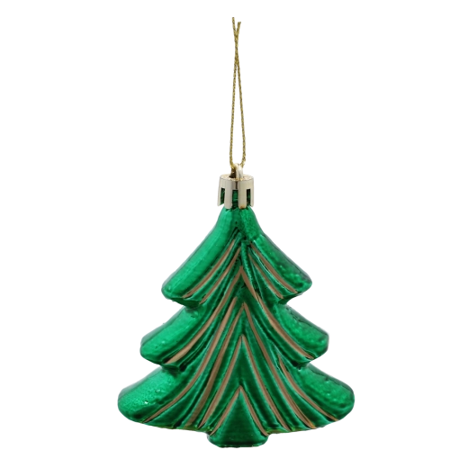 Stralende boompjes met metallic glans