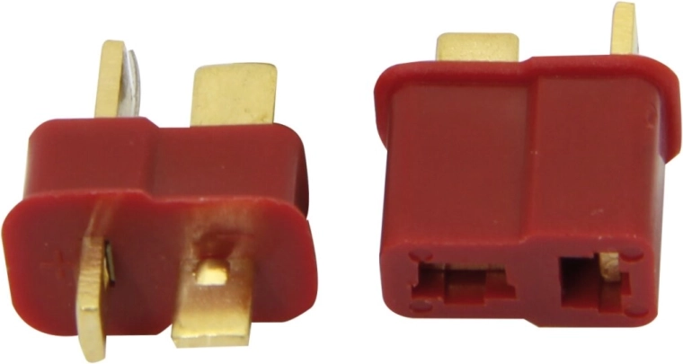 Hoogstroomconnector T-Dean voor LiPo
