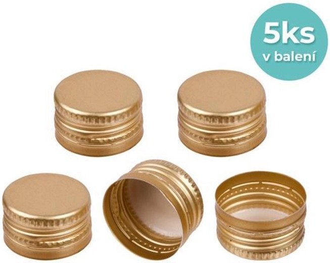 Schraubverschlüsse für Flaschen 28 mm – Set mit 5 Stück