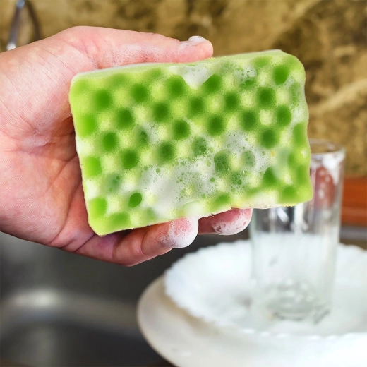 Hoge absorptie voor zuinig gebruik van afwasmiddel