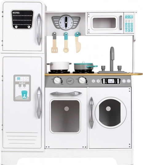 grote witte houten kinderkeuken ecotoys