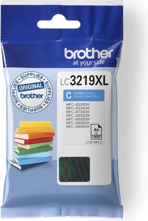 Brother LC-3219XLC inktcartridge cyaan hoog rendement
